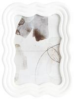 "Argos Home White Wiggle Resin Picture Frame - 4x6"""
