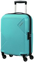American Tourister Zakk Blue 4 Wheel Hard Cabin Case