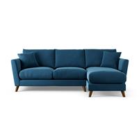 Habitat Lomond Right Hand Corner Sofa - Ink Blue - Dark Leg