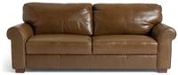 Argos Home Salisbury Leather 4 Seater Sofa - Tan