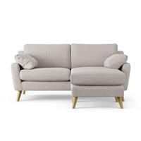 Habitat Ivor Right Hand Corner Sofa - Natural - Ash Leg
