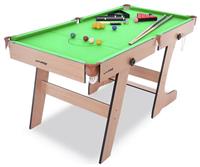 Hy-Pro 6ft Folding Snooker and Pool Table - Oak