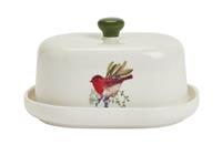 Argos Home Robin Stoneware Butter Dish