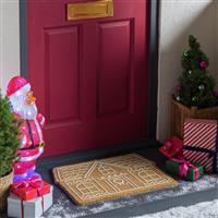 Argos Home Gingerbread House Doormat Christmas Decoration