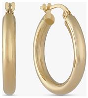 Revere 9ct Yellow Gold Creole Hoop Earrings