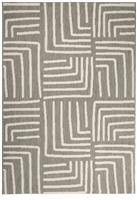 Homemaker Polypropylene Grey Rectangle Rug - 120 x 170cm