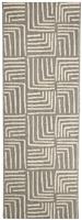 Homemaker Polypropylene Grey Rectangle Runner - 67 x 200cm