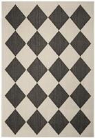 Homemaker Polypropylene Black Rectangle Rug - 120 x 170cm