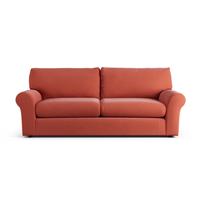 Habitat Molton Fabric 4 Seater Sofa - Papaya