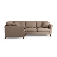Habitat Lomond Left Hand Corner Sofa - Biscuit - Dark Leg