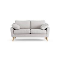 Habitat Ivor Fabric 2 Seater Sofa - Natural - Ash Leg