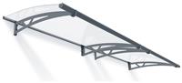 Palram Canopia 3000mm Altair Door Canopy - Grey Clear