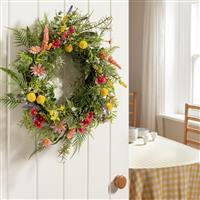 Home Flowers And Foliage Wreath