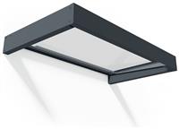 Palram Canopia 1600mm Sophia Door Awning - Grey Clear