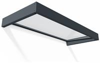 Palram Canopia 2150mm Sophia Door Awning - Grey Clear