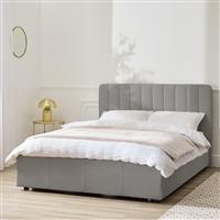 Argos Home Pandora Double Drawer Storage Bed Frame - Grey