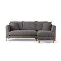 Habitat Aston Right Hand Corner Sofa - Charcoal - Ash Leg