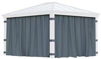 Palram Canopia Dallas 4 Piece Gazebo Curtain Set 12 x 14ft