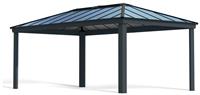 Palram Canopia Dallas Grey Garden Gazebo 12 x 20ft