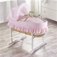 Kinder Valley Moses Basket With Rocking Stand