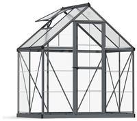 Palram Canopia Hybrid Grey Greenhouse - 6 x 4ft