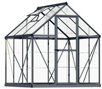 Palram Canopia Hybrid Grey Greenhouse - 6 x 6ft