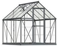 Palram Canopia Hybrid Grey Greenhouse - 6 x 8ft