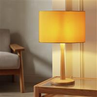 Argos Home Mustard Easy Fit Drum Lampshade - 30cm
