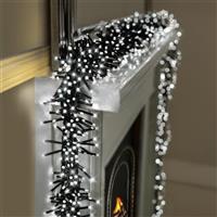 Premier Decorations 960 White LED Christmas Tree Lights