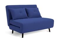 Habitat Roma Double Velvet Chairbed - Blue
