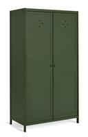 Habitat Bronte 2 Door Wardrobe - Green