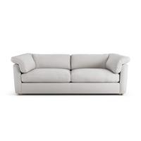 Habitat Wynn Fabric 4 Seater Sofa - Natural - Ash Leg