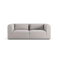 Habitat Lars Fabric 3 Seater Sofa - Natural - Ash Leg