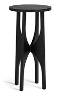 Habitat Mid Century Pedestal Side Table - Black