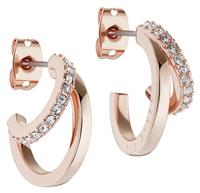 Ted Baker Rose Gold Plated Double Hoop Earrings