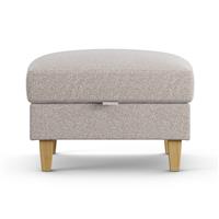 Habitat Felin Fabric Storage Footstool - Natural