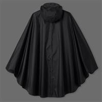 Decathlon 100 City Cycling Rain Poncho M/L - Black