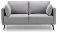 Julian Bowen Rohe Fabric 2 Seater Sofa - Grey