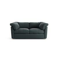 Habitat Wynn Fabric 2 Seater Sofa - Charcoal - Ash Leg