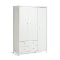 Habitat Brooklyn 3 Door Wardrobe - White