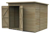 Forest Beckwood Shiplap Windowless Pent Shed - 8 x 6ft