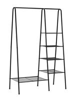 Argos Home Kevin Double Clothes Rail - Black