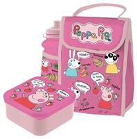 Hox Peppa Pig My First Lunch Bag and Bottle Set - 400ml