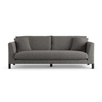 Habitat Aston Fabric 4 Seater Sofa - Charcoal - Black Leg