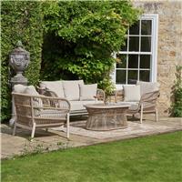 Pacific Martic 4Seater Rattan Effect Garden Sofa Set-Natural