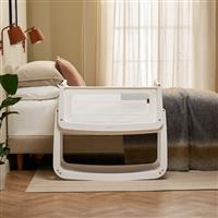 Snuzbaskit Bedside Crib - White