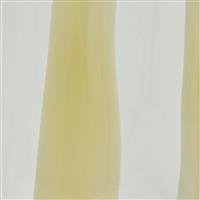 Habitat Art Glass Stripe Vase - Yellow