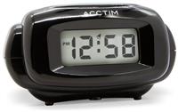 Acctim Aura LCD Alarm Clock - Black