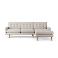 Habitat Fenner Right Hand Corner Sofa - Natural - Ash Leg