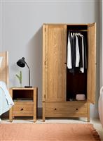 Habitat Finchley 2 Door Wardrobe - Oak